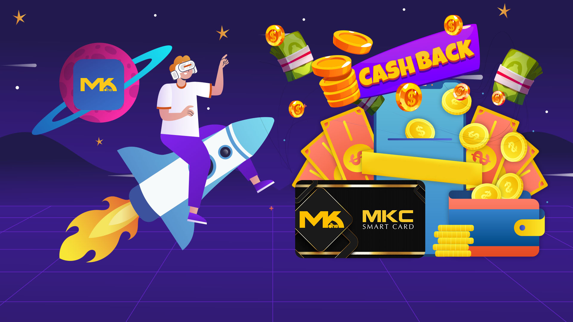 MKC App - Ứng dụng tạo danh thiếp thông minh và hoàn tiền khi mua sắm