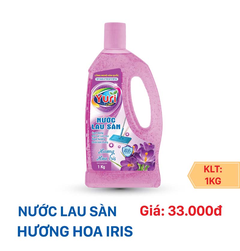 NƯỚC LAU SÀN NHÀ YURI- Hương Hoa IRIS