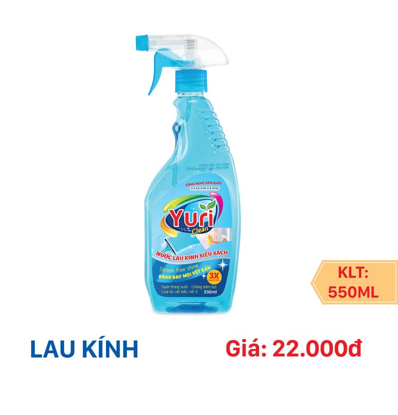 NƯỚC LAU KÍNH SIÊU SẠCH YURI