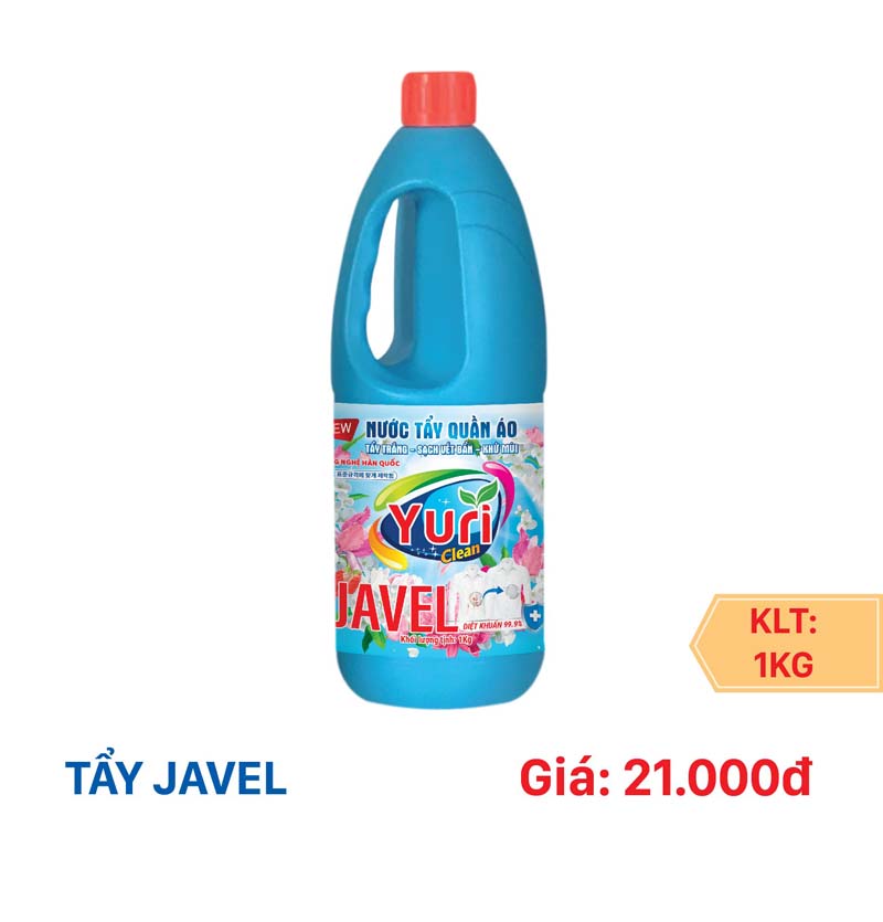 NƯỚC TẨY JAVEL YURI 1000ml